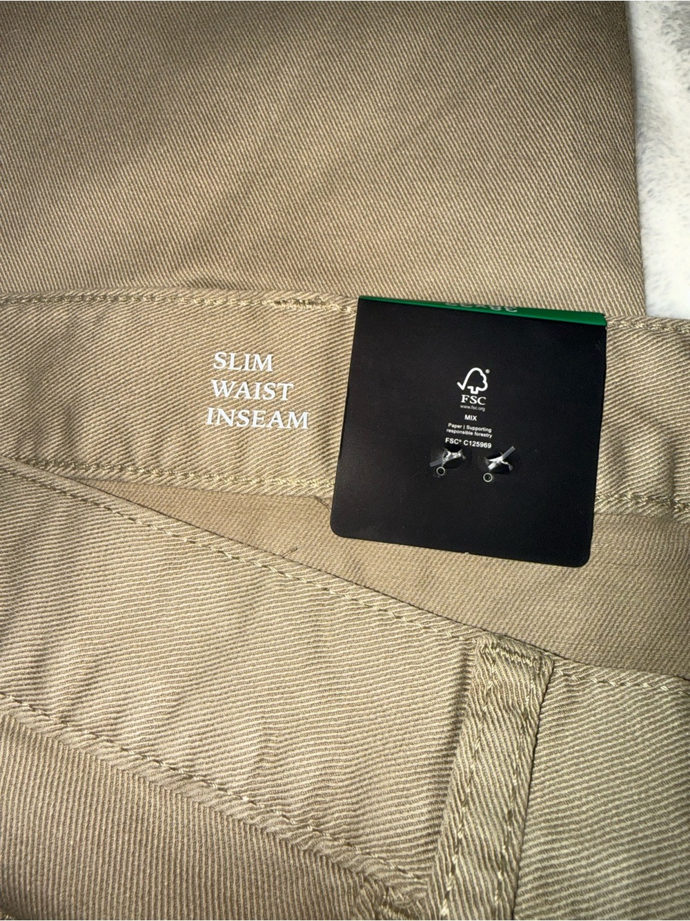 Banana Republic Men's Slim Fit Khaki Tan Twill Pants in Size 38 X 32 - Picture 10 of 11